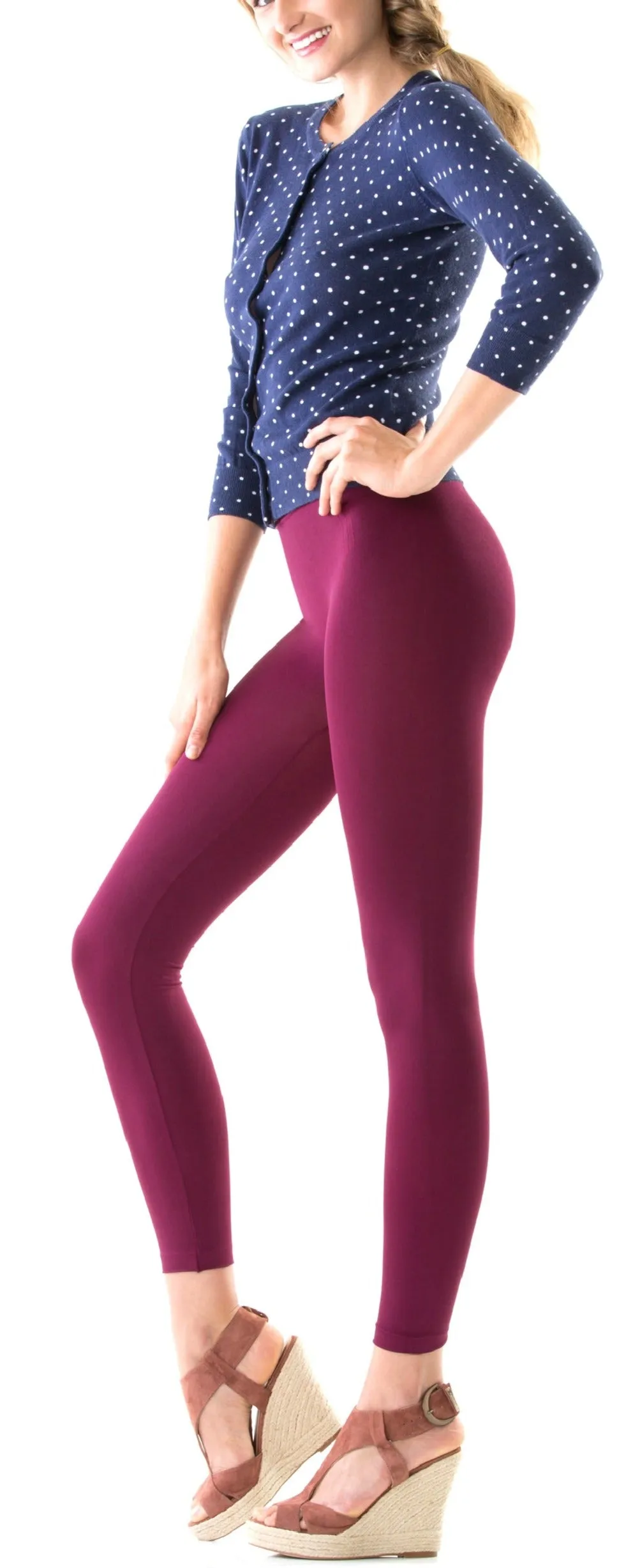 1T2334 Everyday Slimming Leggings with Targeted Compression