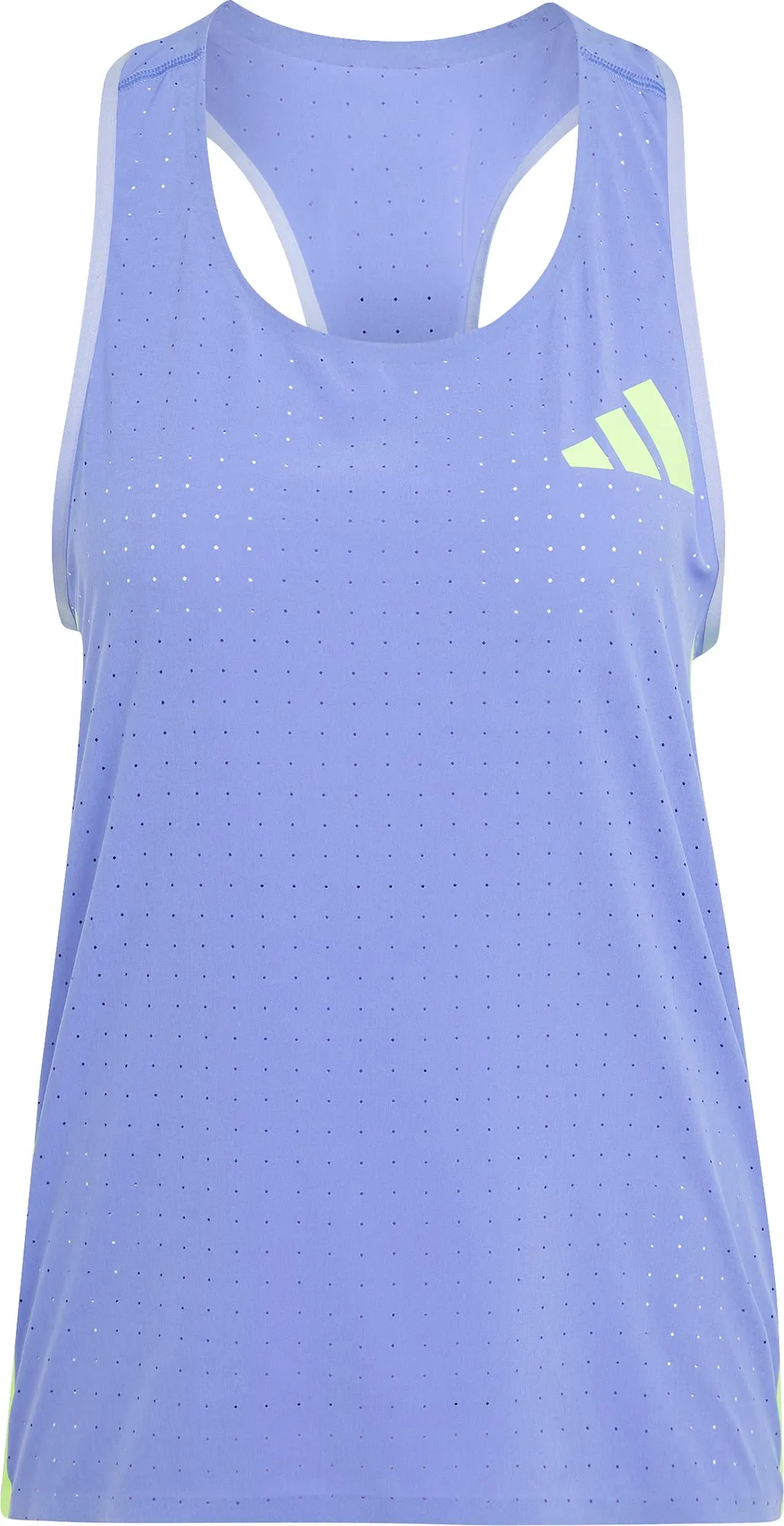 adidas Adizero Promo Womens Running Vest Tank Top - Blue