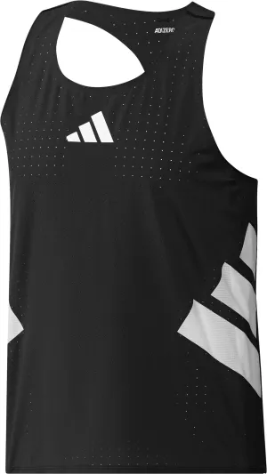 adidas Road To Records Mens Running Vest - Black