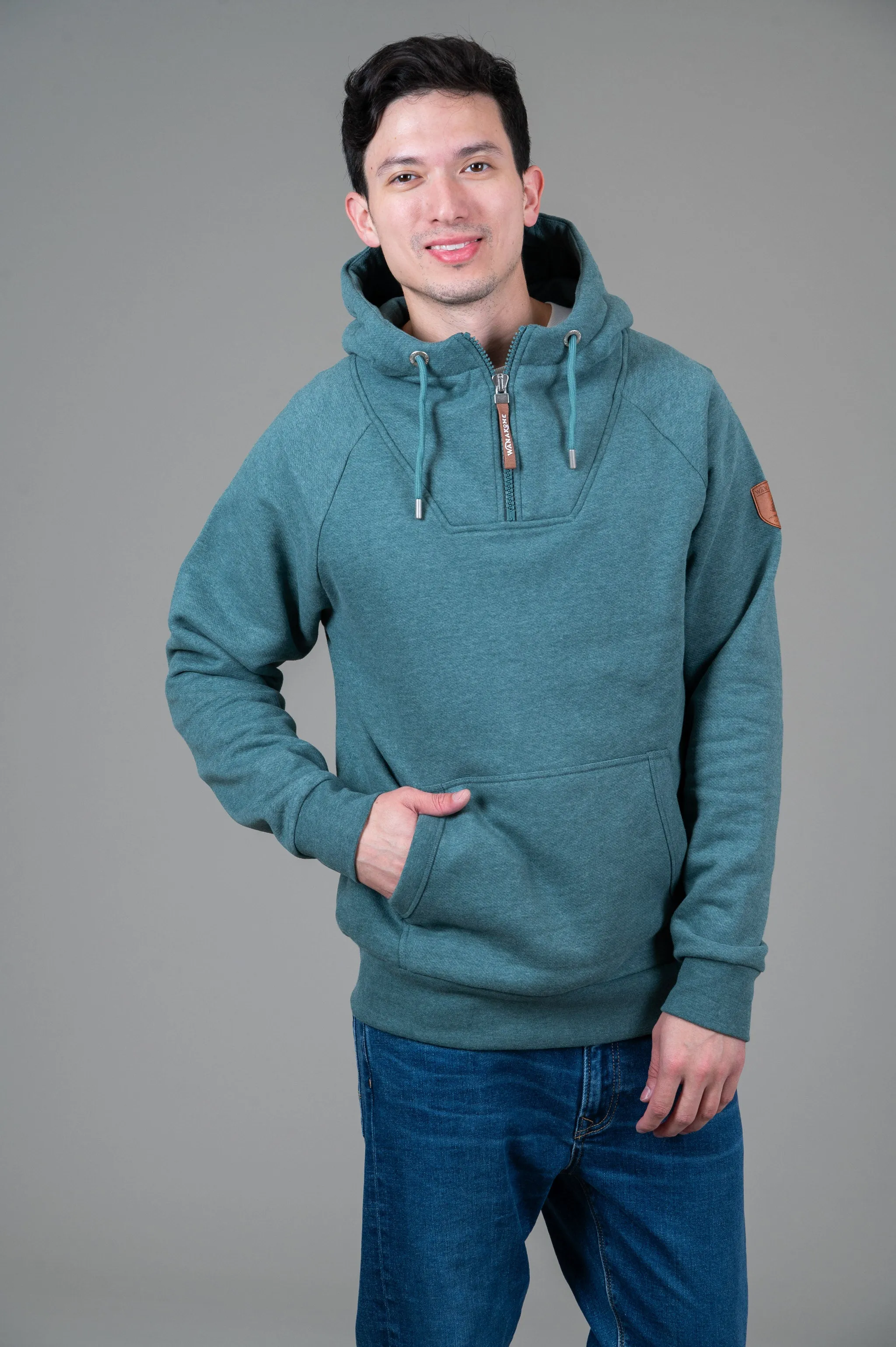 Alani Forest Half-Zip Hoodie