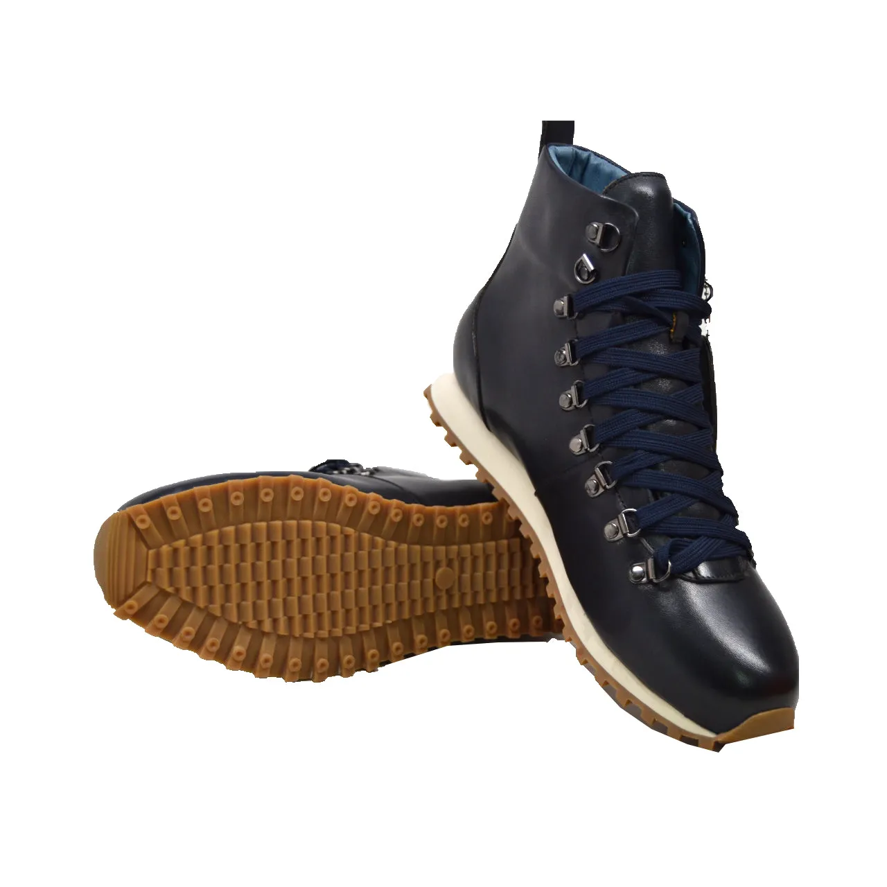 Alpine GT Boots: Handcrafted Leather-Suede Everyday Shoes - Hightop British Collection