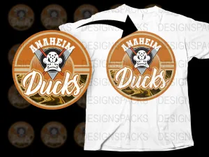 Anaheim Ducks Png Digital Download Official Team Apparel