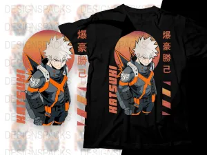 Bakugo Katsuki My Hero Academia Anime Png Digital Download