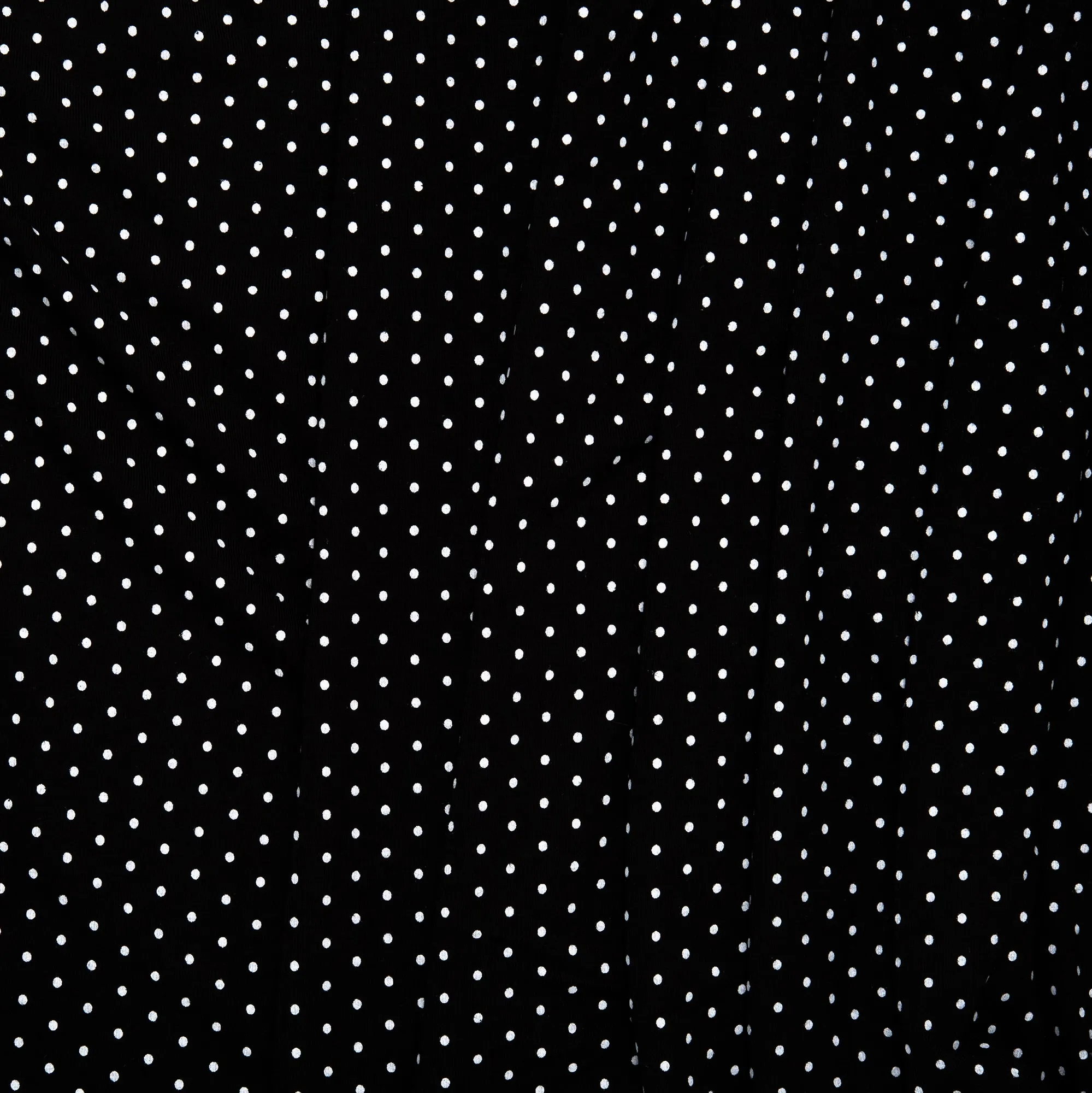 BAMBOO - Printed knit - Dots - Black