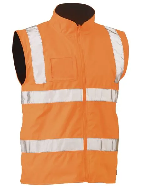 Bisley 3M Taped Hi Vis Rail Wet Weather Vest BV0364T