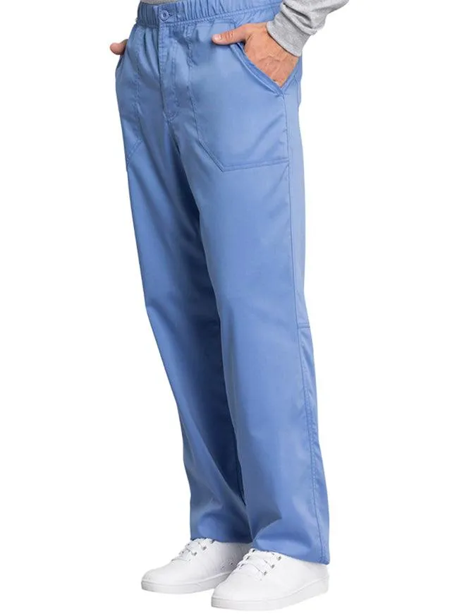 Cherokee Workwear Revolution Tech Men's Mid Rise Straight Leg Zip Fly Pant