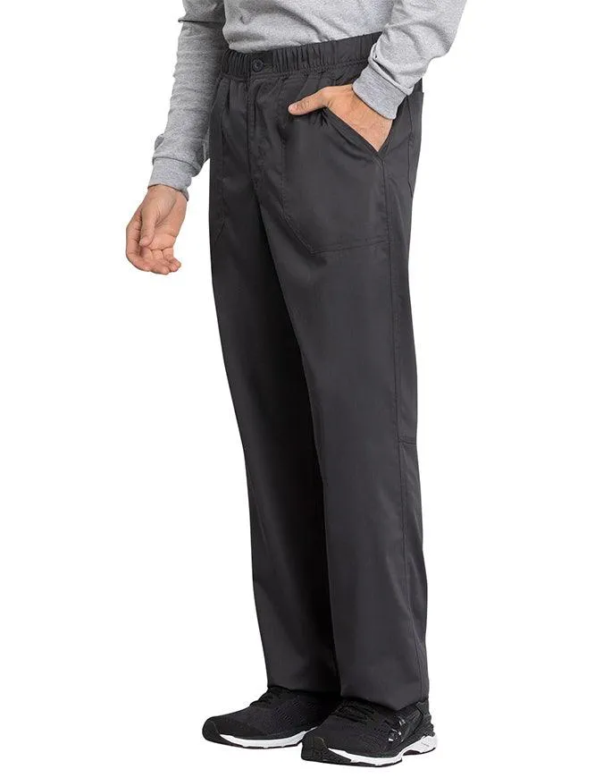 Cherokee Workwear Revolution Tech Men's Mid Rise Straight Leg Zip Fly Pant