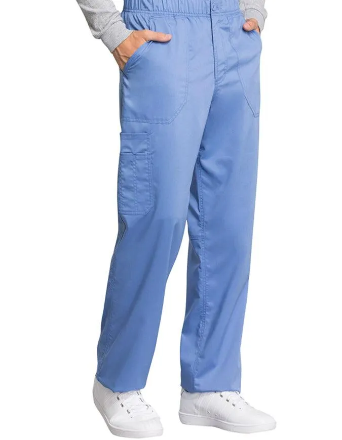 Cherokee Workwear Revolution Tech Men's Mid Rise Straight Leg Zip Fly Pant