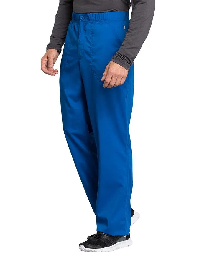 Cherokee Workwear Revolution Tech Men's Mid Rise Straight Leg Zip Fly Pant