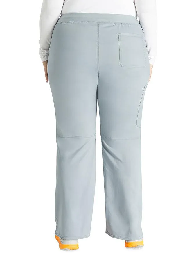 Cherokee Workwear WW Revolution Women's Mid Rise Straight Leg Pull-on Pant