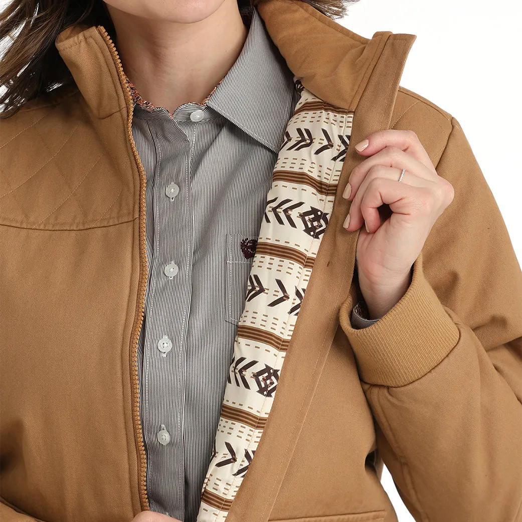 Cinch Women's Canvas Bomber Jacket