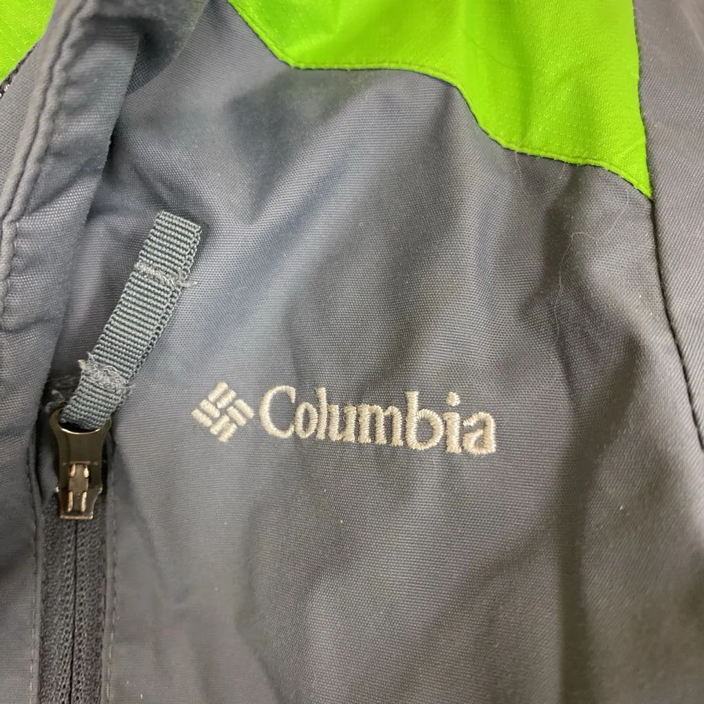 Columbia Boy's Insulated Jacket: Gray and Green-boys-6T