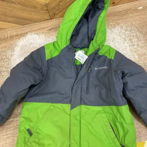 Columbia Boy's Insulated Jacket: Gray and Green-boys-6T