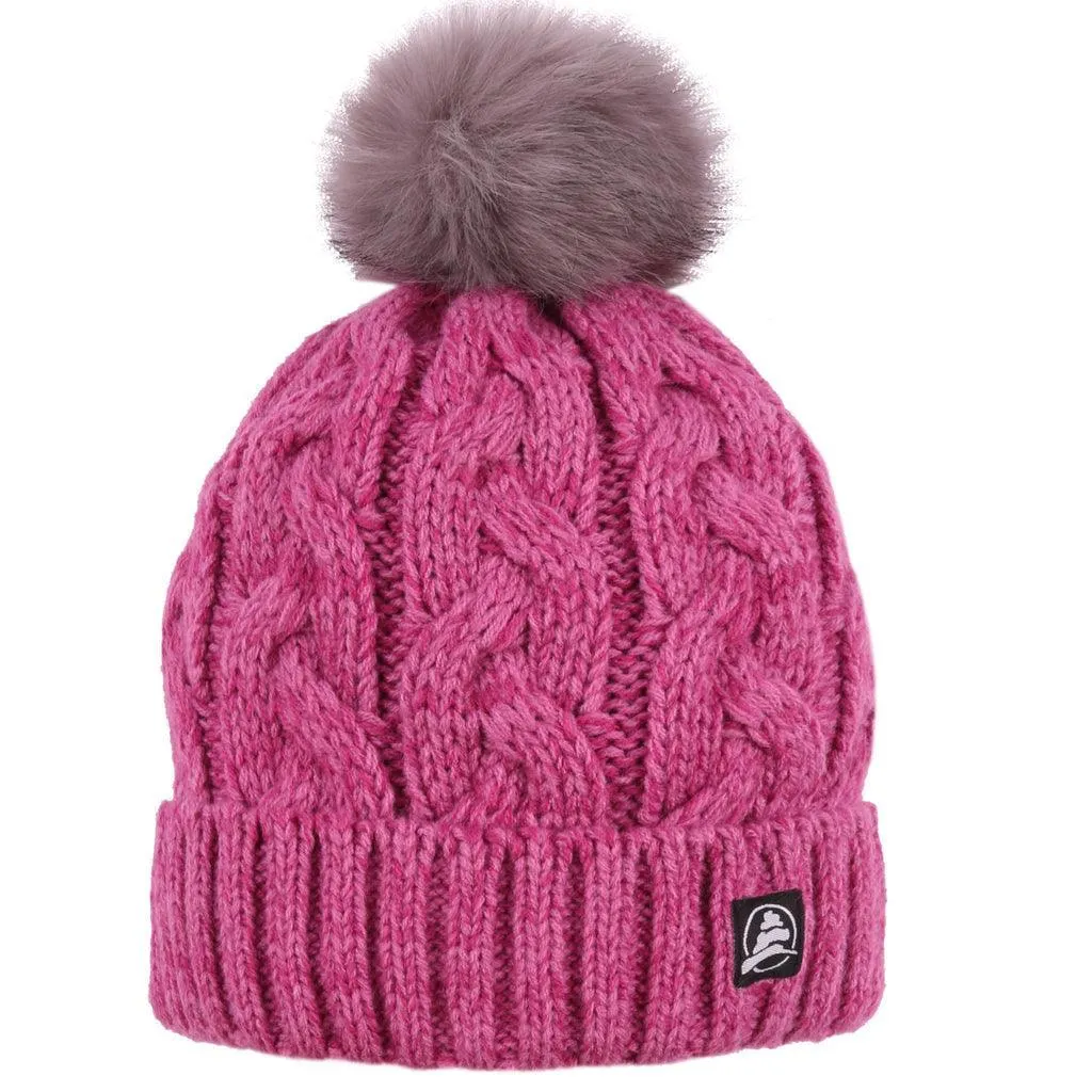 Conifere Knit Hat- Pink