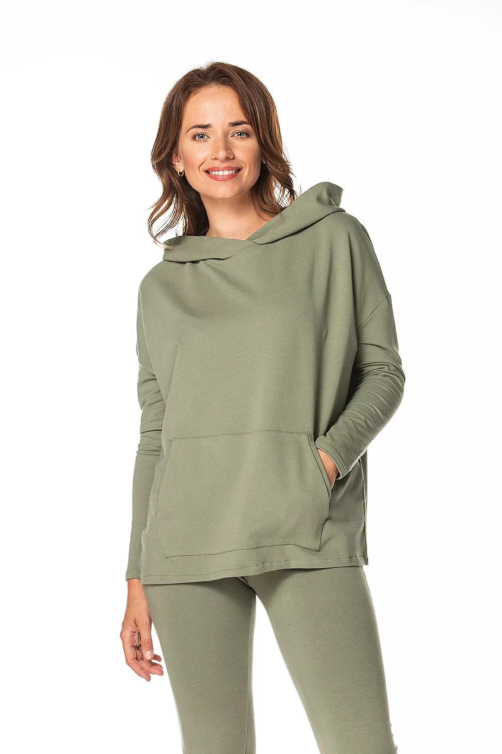 Cozy Hooded Sweatshirt with Convenient Kangaroo Pocket