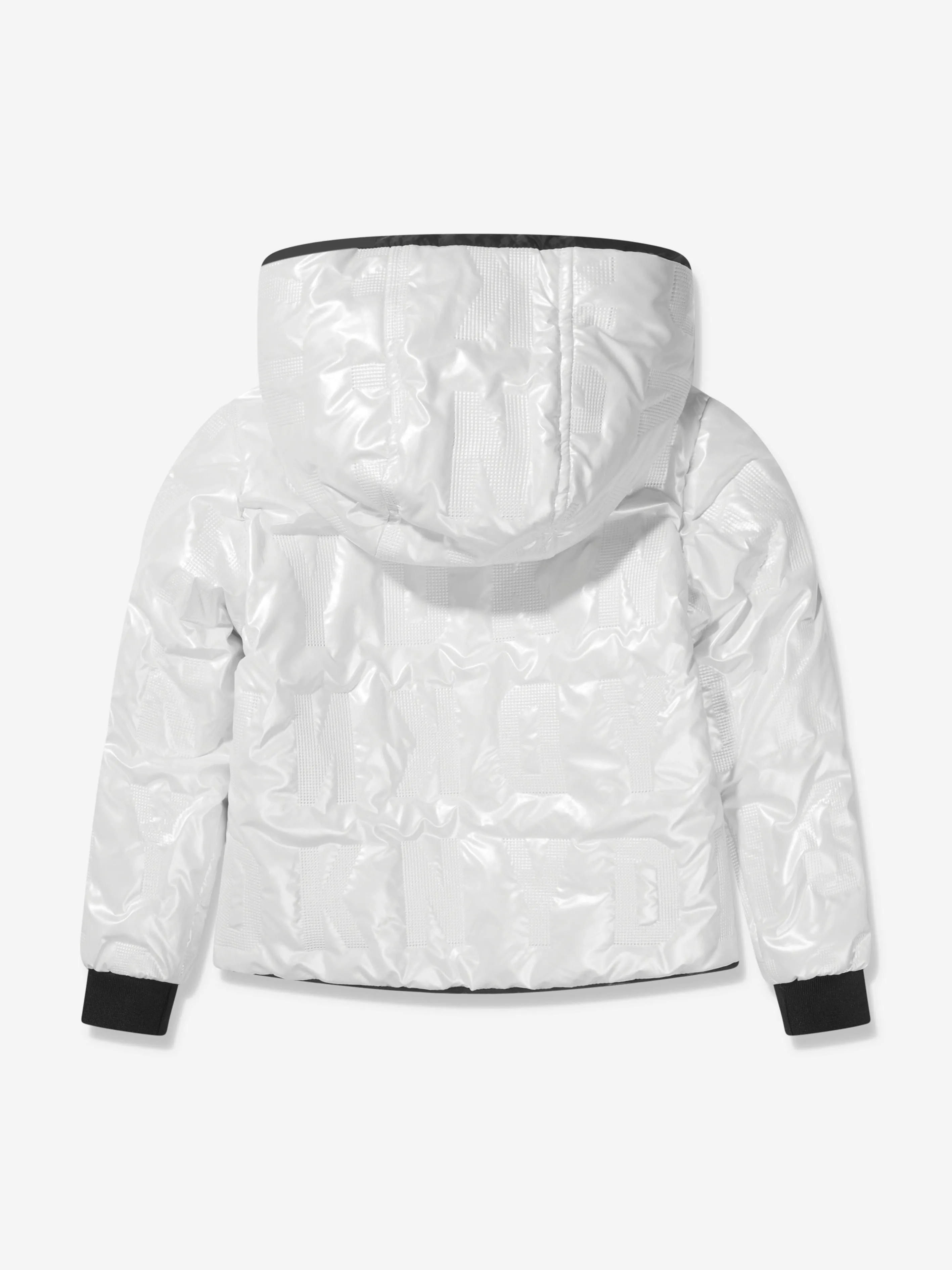 DKNY Girls Reversible Hooded Puffer Jacket