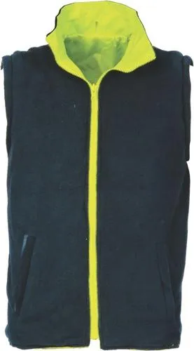 DNC 3826 reversible polar fleece vest