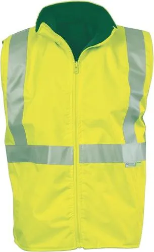 DNC 3865  Hi Vis Reversible Vest with Tape