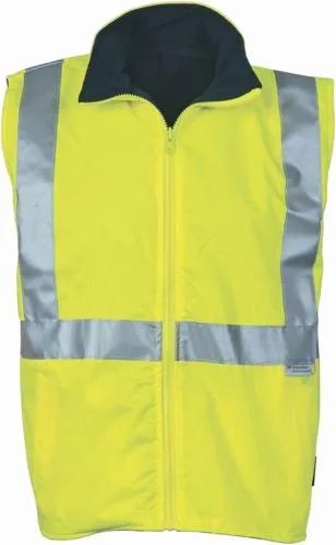 DNC 3865  Hi Vis Reversible Vest with Tape