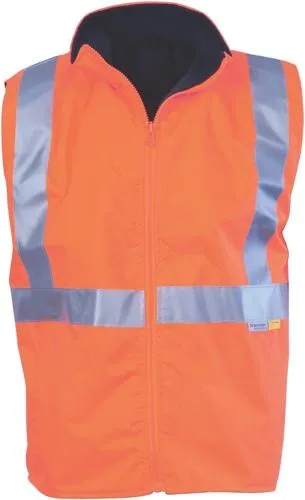 DNC 3865  Hi Vis Reversible Vest with Tape