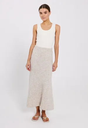 Filine knit skirt - Light beige