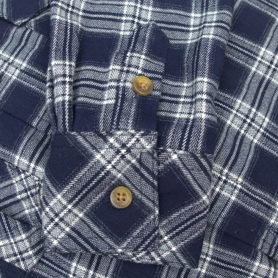 Flannel Shirt | Navy Plaid