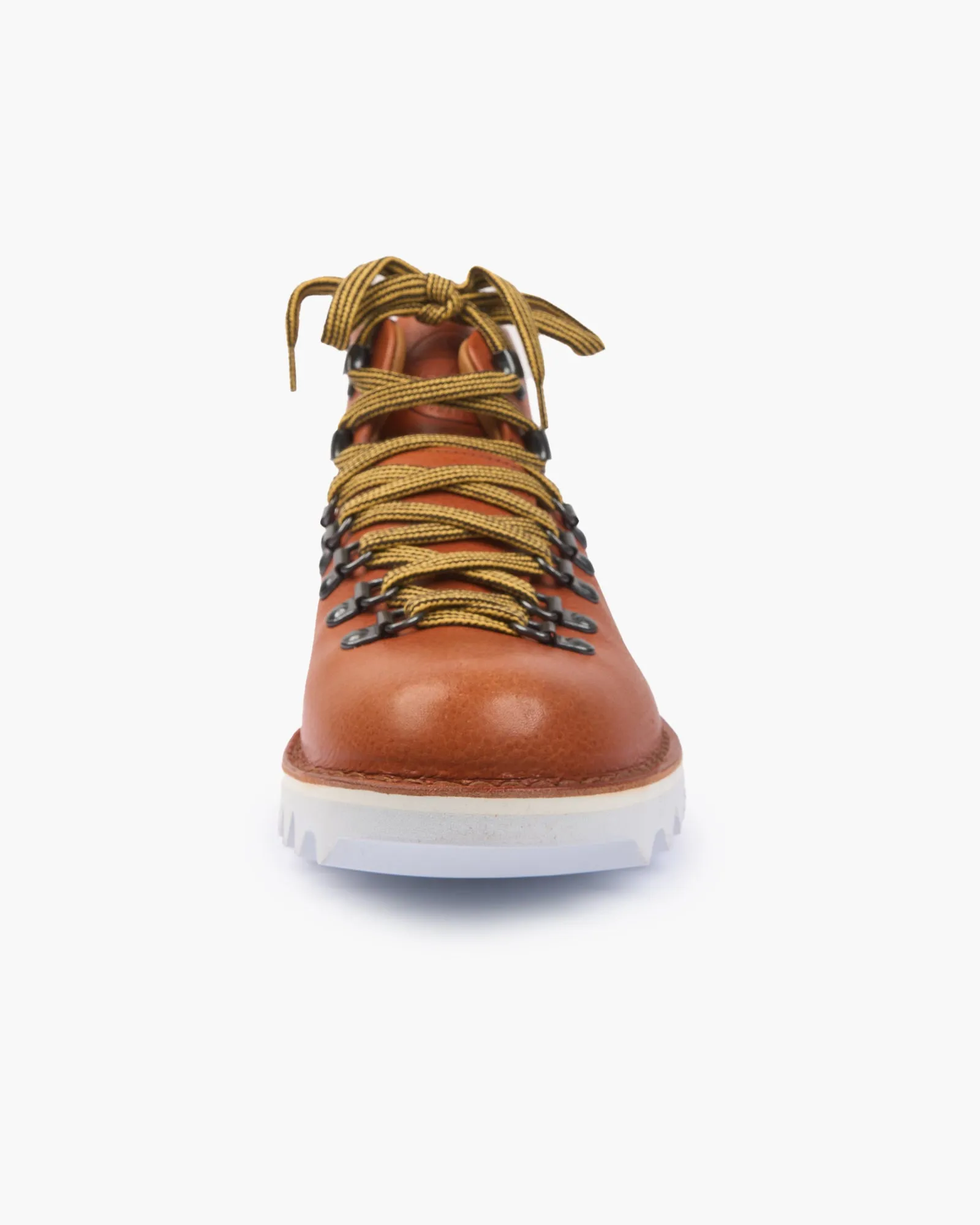 Fracap M120 Magnifico Leather Boots - Arancio / White Ripple Sole