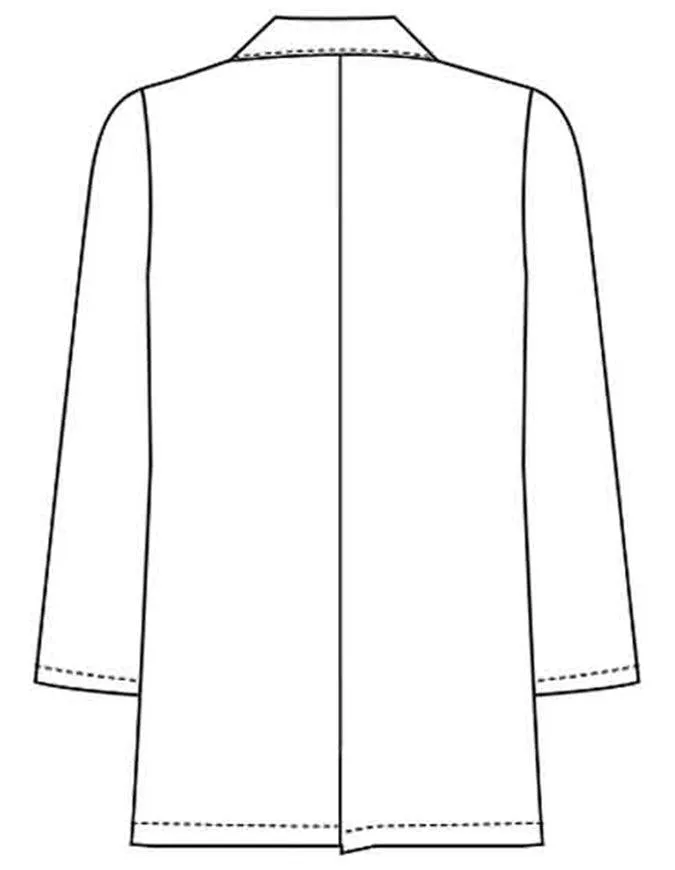 Free Embroidery Heedfit Unisex 31 Inches Three Pocket White Consultation Coat