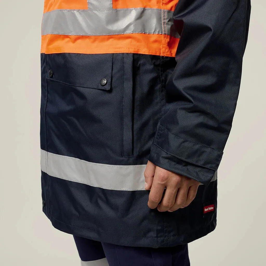 Hard Yakka Hi-Vis 4-In-1 Taped Wet Weather Jacket (Y06057)