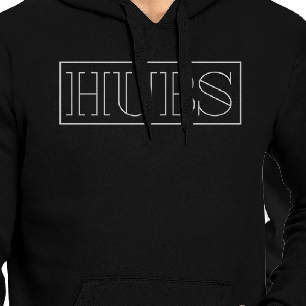 Hubs And Wife Matching Couple Black Hoodie