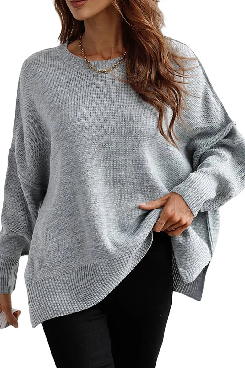 HWS1130 Luxe Layer Oversized Sweater