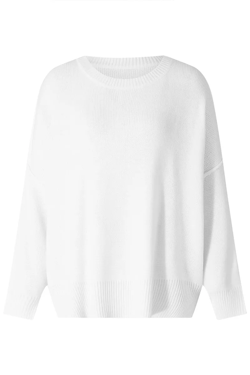 HWS1130 Luxe Layer Oversized Sweater