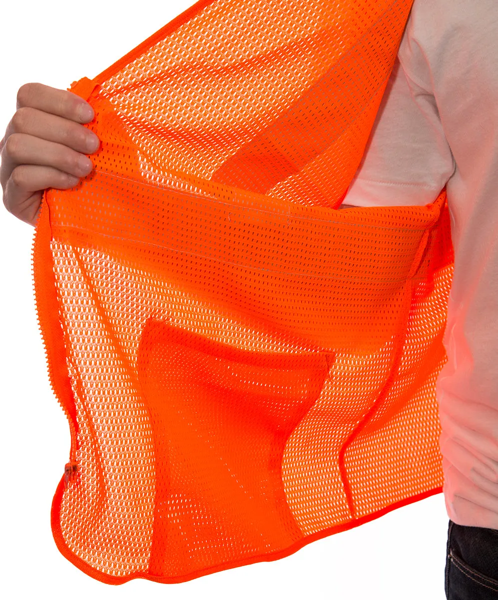 Job Sight Class 2 Zip-Up Mesh Vest