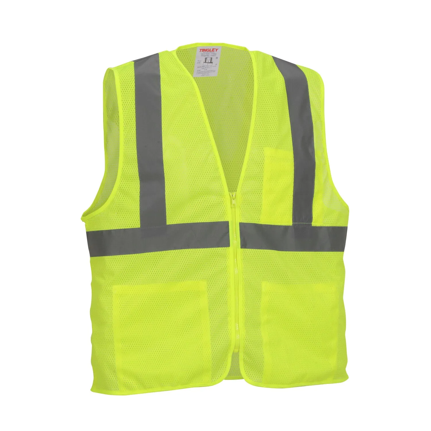 Job Sight Class 2 Zip-Up Mesh Vest