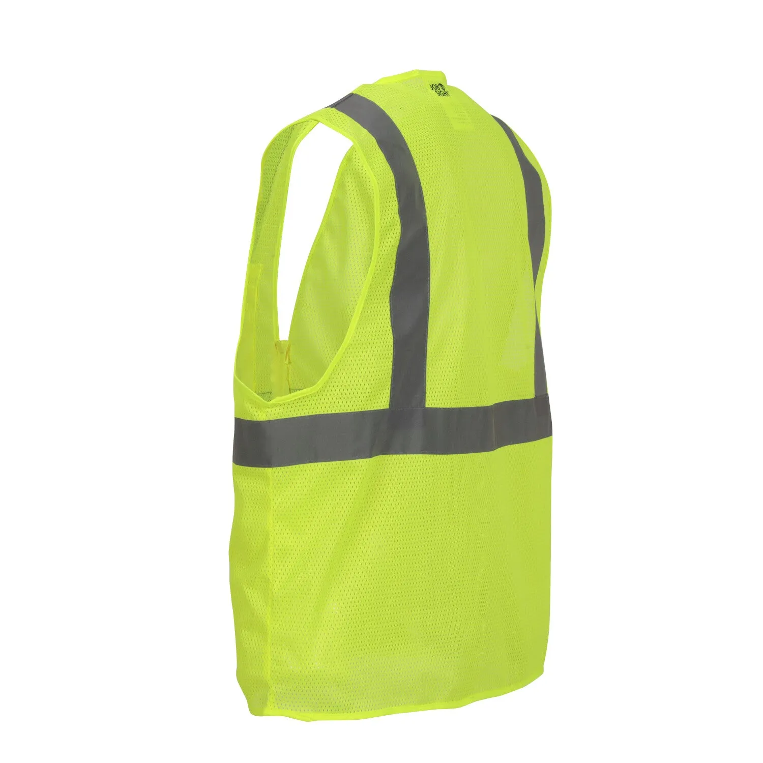 Job Sight Class 2 Zip-Up Mesh Vest