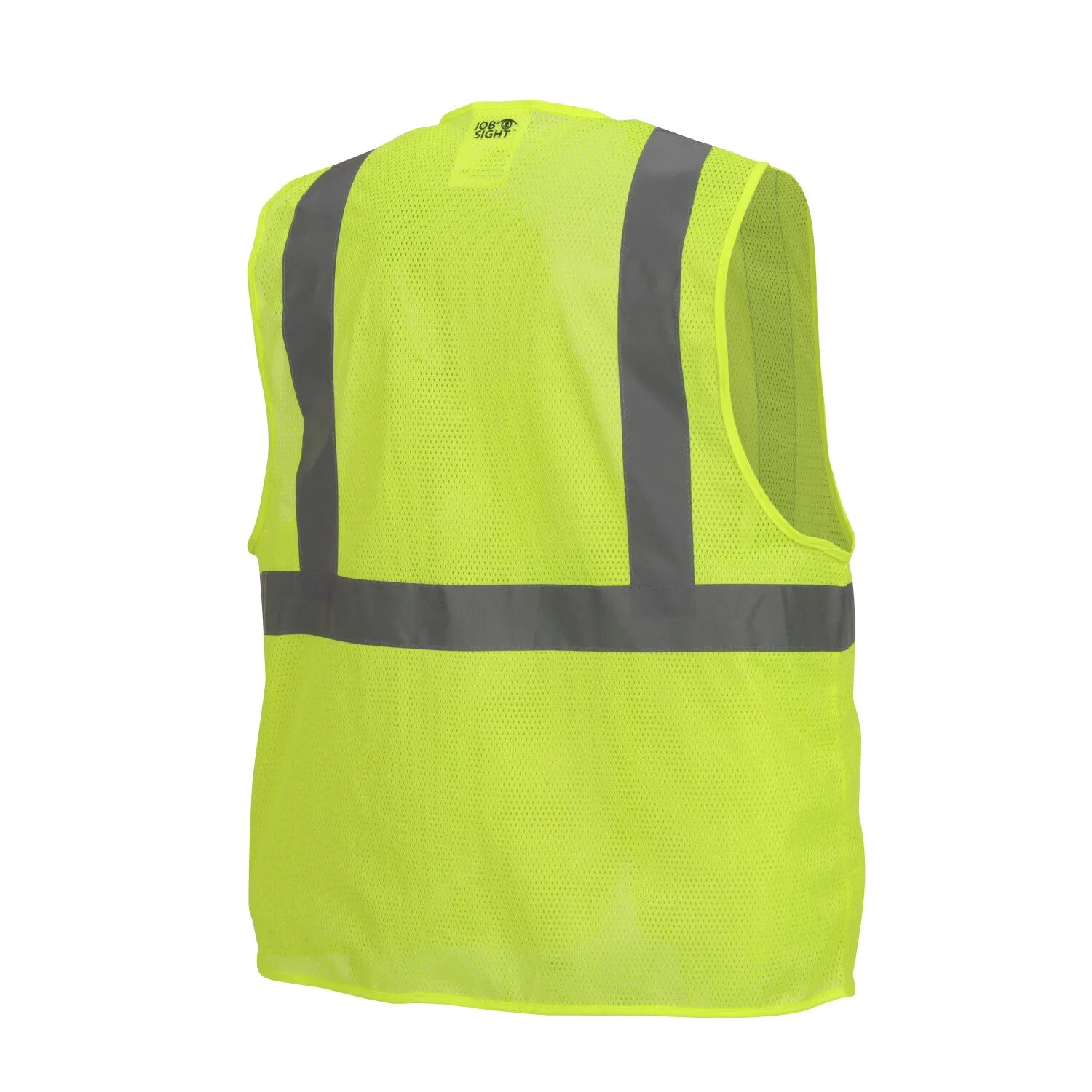 Job Sight Class 2 Zip-Up Mesh Vest