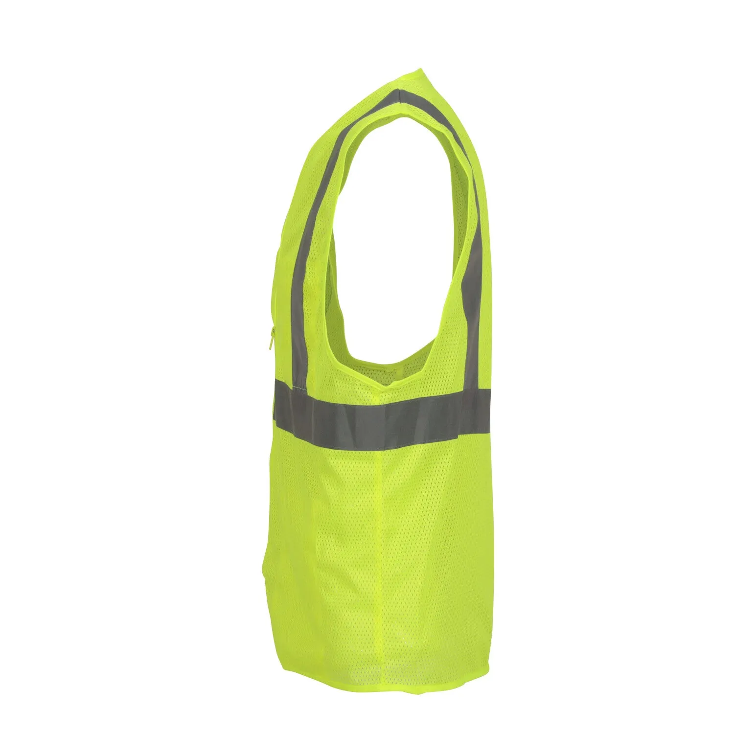 Job Sight Class 2 Zip-Up Mesh Vest