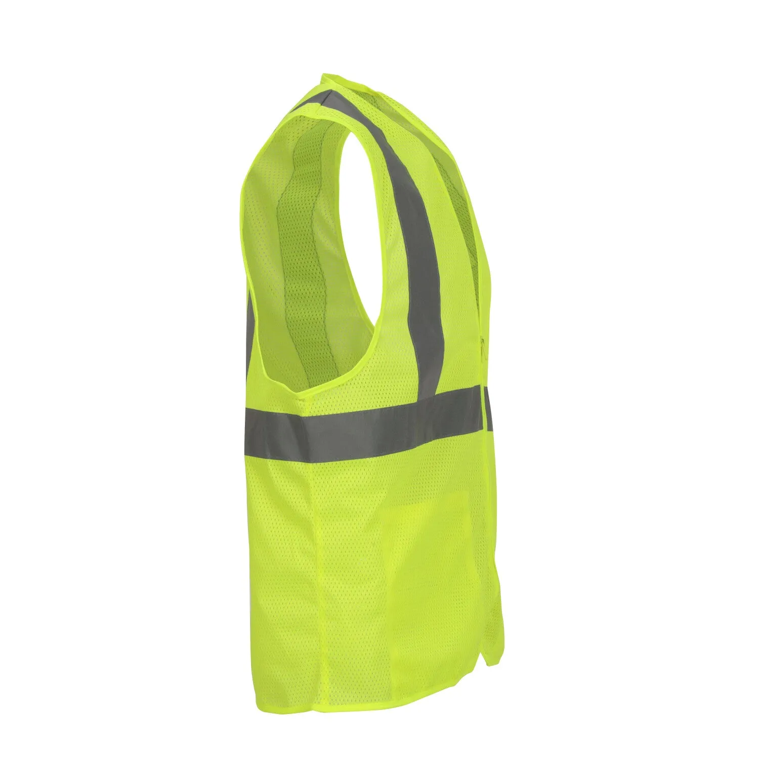 Job Sight Class 2 Zip-Up Mesh Vest