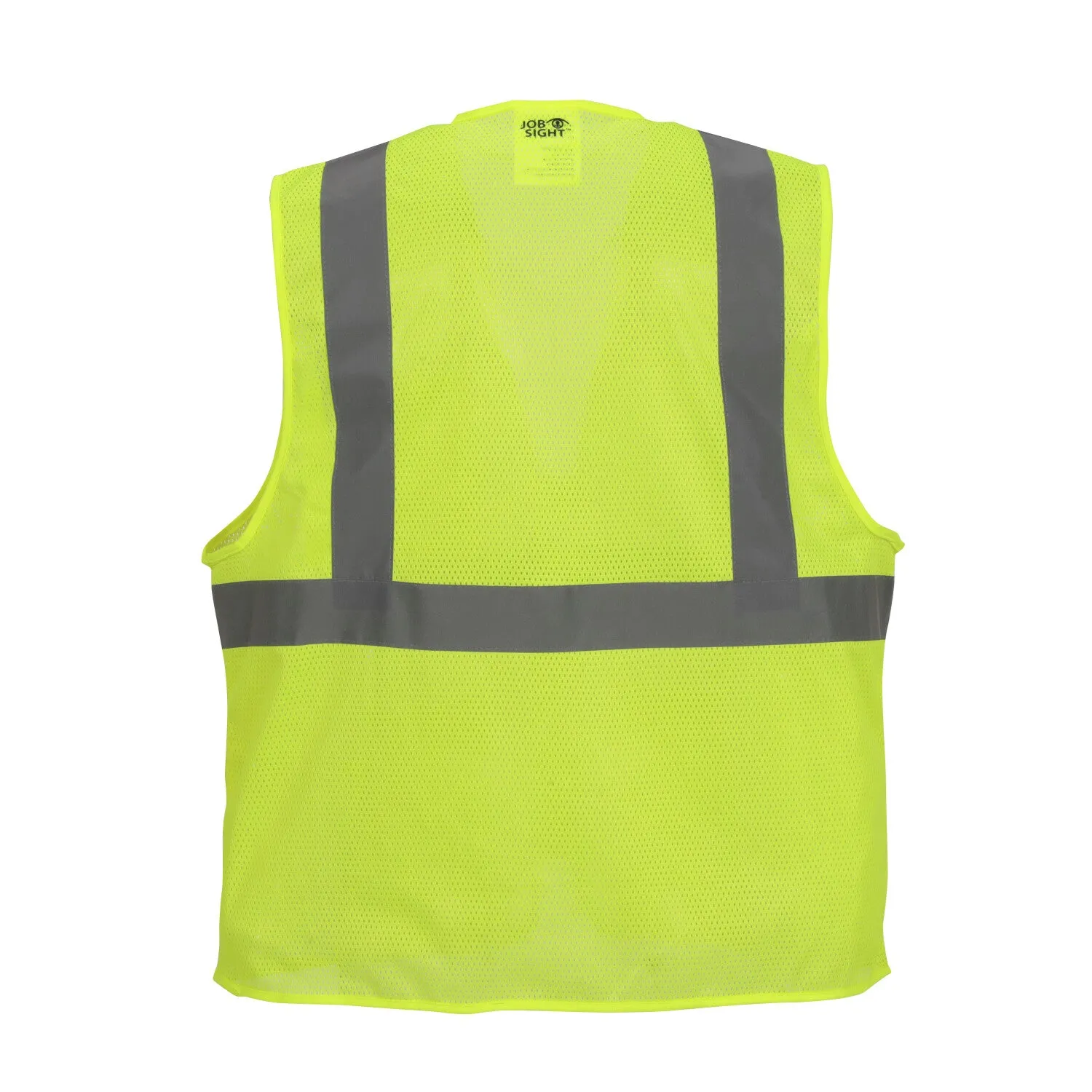 Job Sight Class 2 Zip-Up Mesh Vest