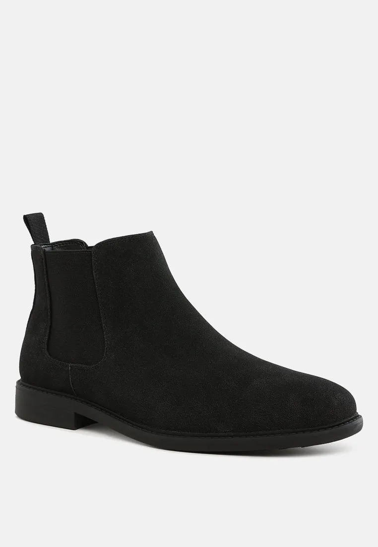 Joham Faux Leather Chelsea Boots