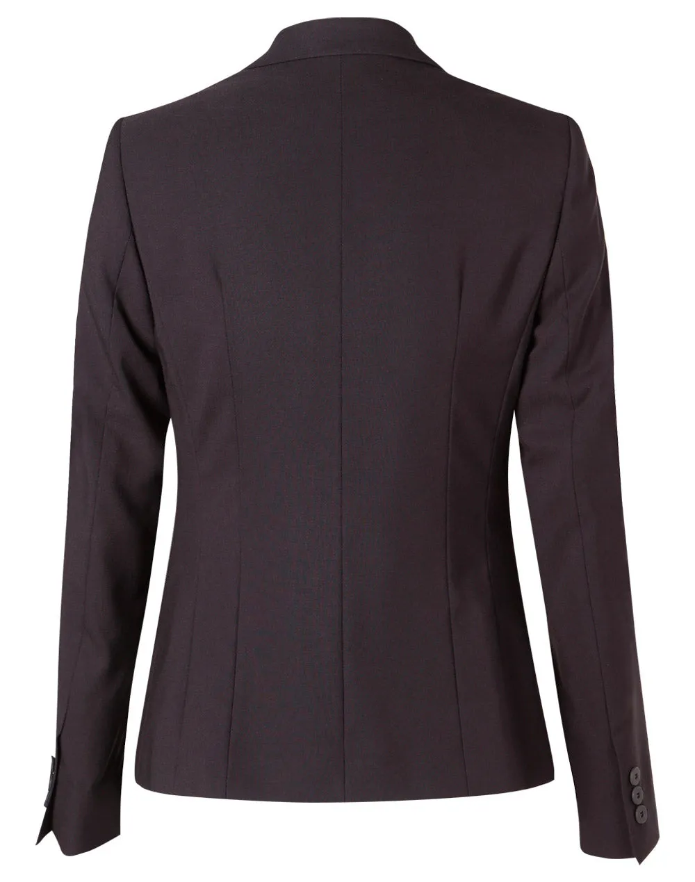 Ladies Poly/Viscose Stretch One Button Cropped Jacket - M9205