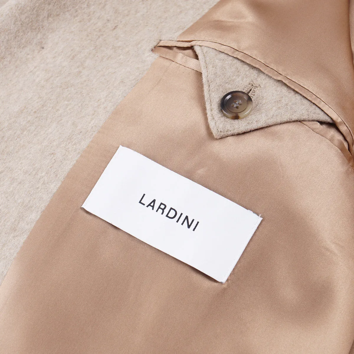 Lardini Soft Brushed Wool Overcoat