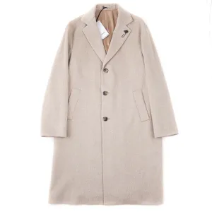 Lardini Soft Brushed Wool Overcoat