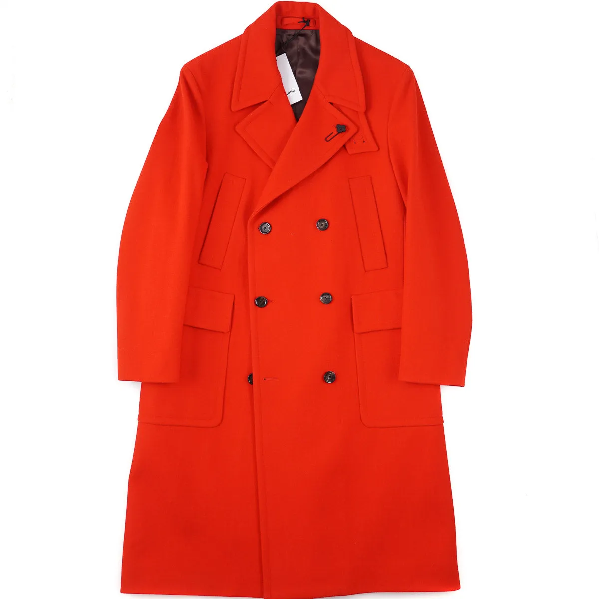 Lardini Soft Plush Wool Overcoat