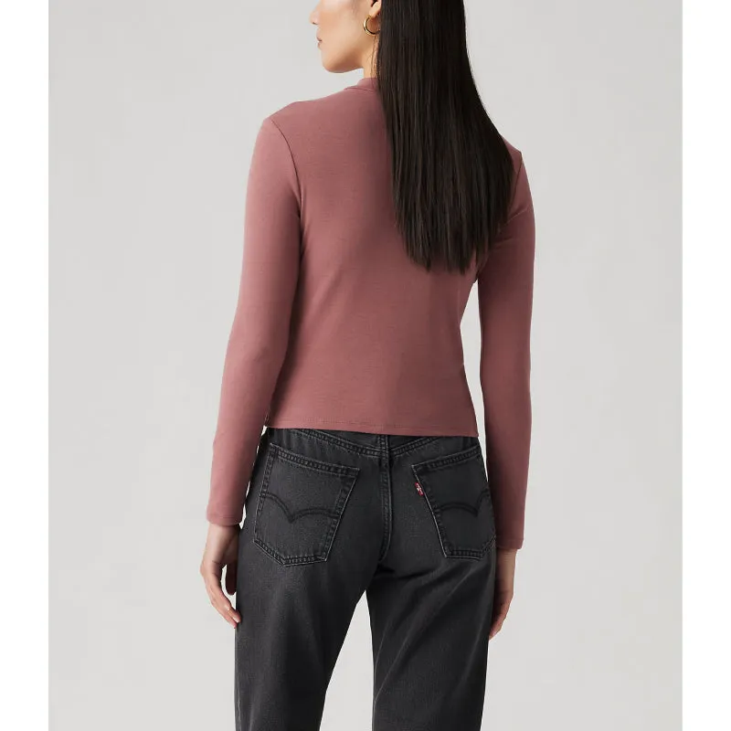 Levi's Effortless Long Sleeve Top - PLUM PERFECT