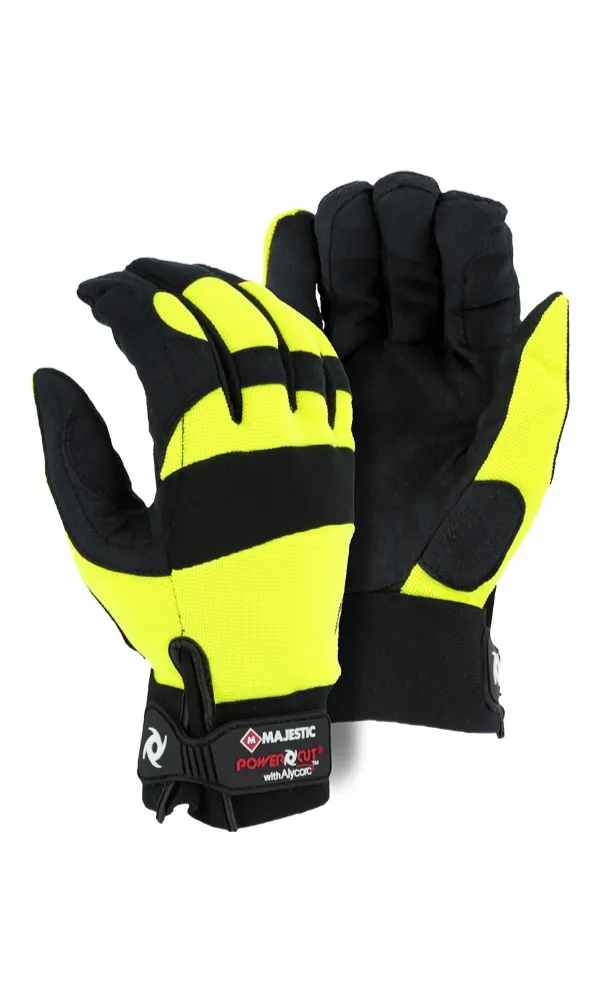 Majestic Gloves A2P37Y Alycore Cut Level A9 Cut and Puncture Resistant Gloves