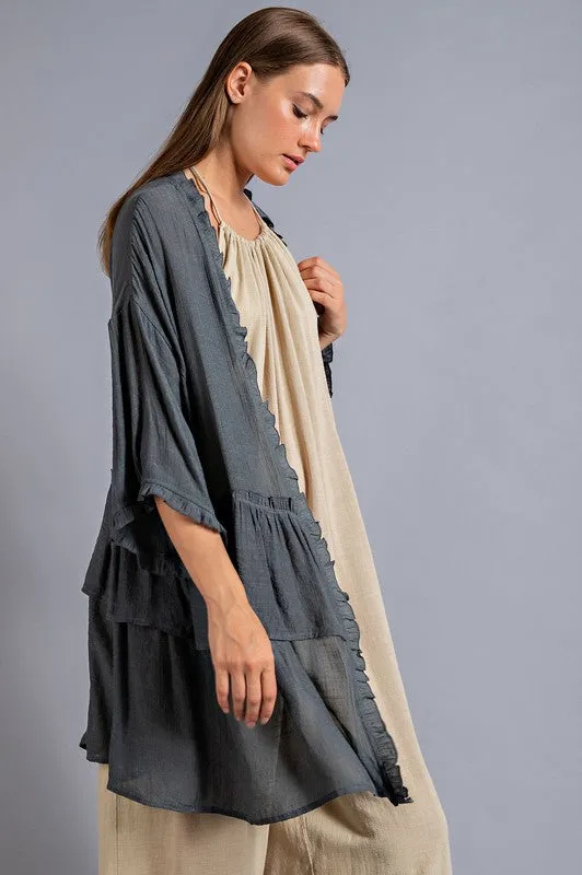 Make a Way Ruffle Cardigan