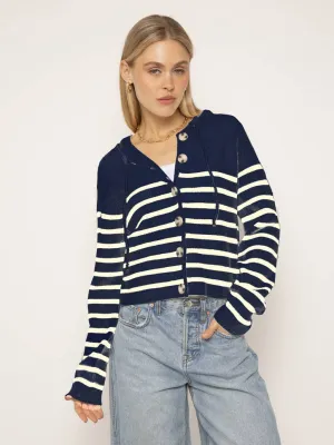 Maple Striped Dicky Sweater Jacket