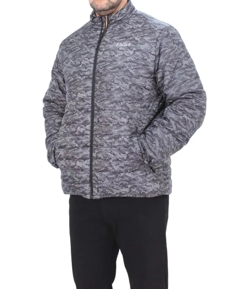 Mens Printed Puffer Jacket