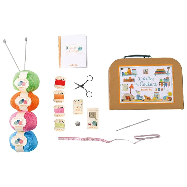 Moulin Roty Sewing & Knitting Suitcase